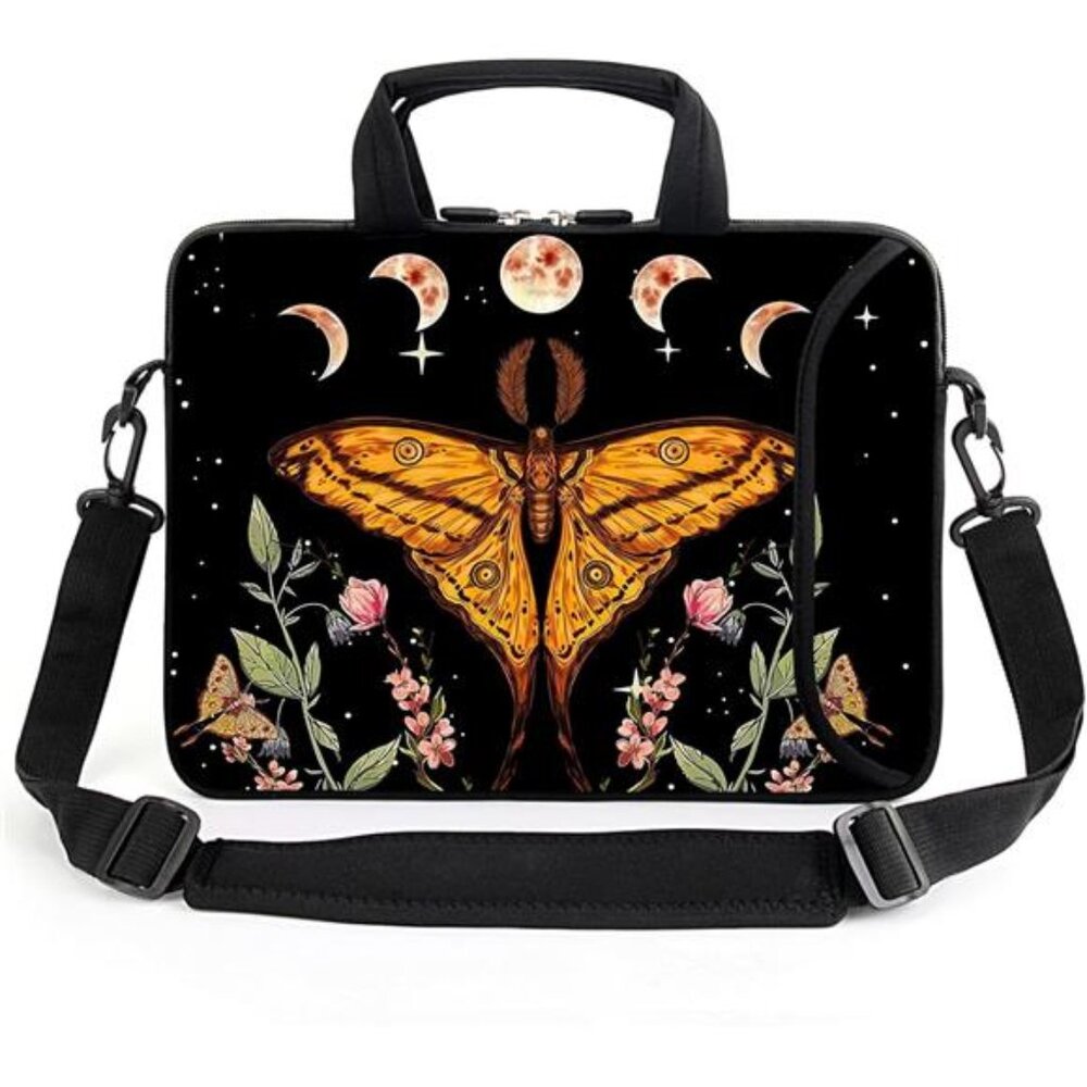 15" laptop sleeve laptop bag chromebook case adjustable shoulder strap